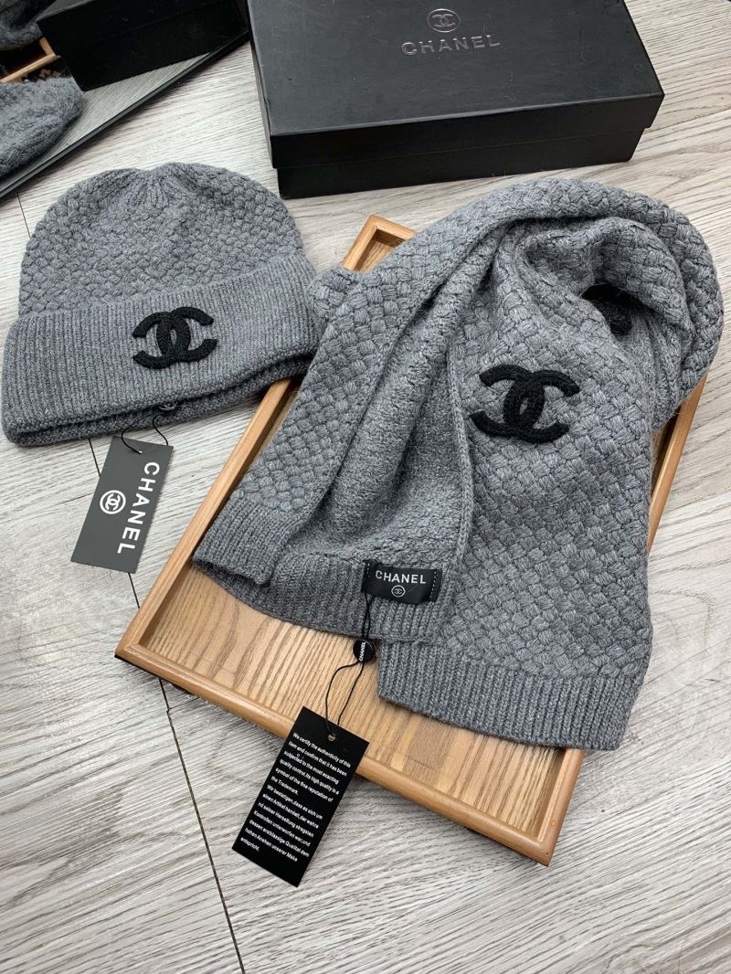 Chanel Caps Scarfs